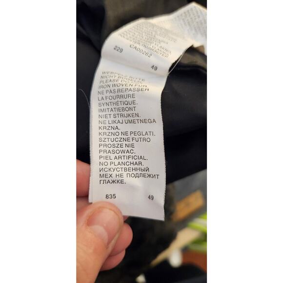 Barbara Lebek Gilet Ladies 18 Faux Fur‎ Vest Jacket Sleeveless Toggle Bodywarmer - Picture 12 of 13